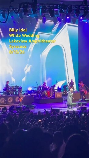 Billy Idol - White Wedding @ Lakeview Amphitheater, Syracuse 8/15/26
