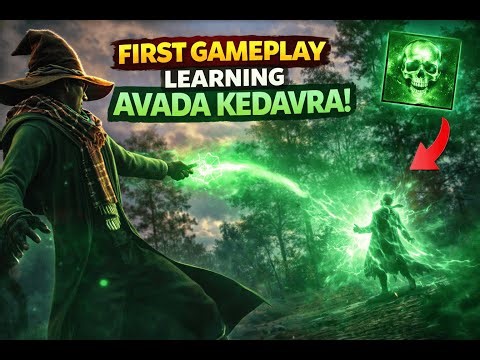 First Time Using AVADA KEDAVRA in Hogwarts Legacy 🔥 | Dark Wizard Gameplay
