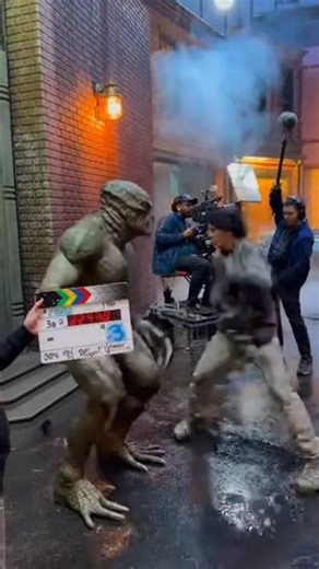 Behind The Scene 🎥#behindthescenes #VFX #hollywood #movieshooting #shorts