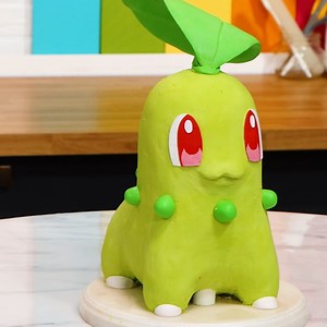 Make your party even cooler with cute Pokemon Chikorita cake | Koalipops