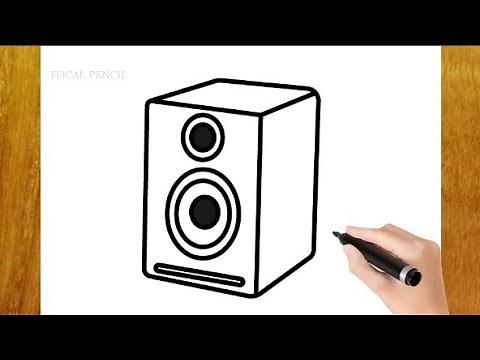 HOW TO DRAW A SPEAKER