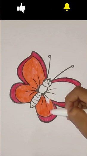 Butterfly Coloring: Easy Lessons for Kids and Babies