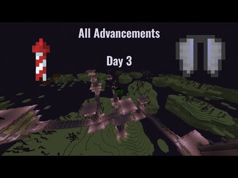 Minecraft All Advancements Day 3 | Elytra's and Bees