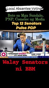 Local Absentee Voting Top 12 Senators All PDP Team Duterte #DYHPRMNCEBU #Cebu #election2025 #senatorialcandidate2025 #DuterteLangMalakas #VPSaraDuterte Atty. Ruphil F. Bañoc | Ariel Andrada