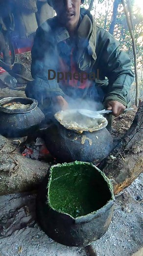 Shepherd's food and shepherds kitchen How to nettle soup recipe making #food #kitchen #himalayalife #shepherds | Dpnepal