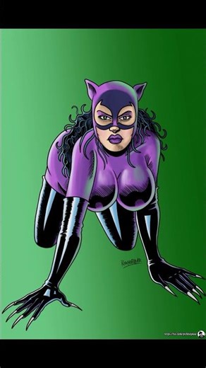 Catwoman Pin-Up #timelapseart