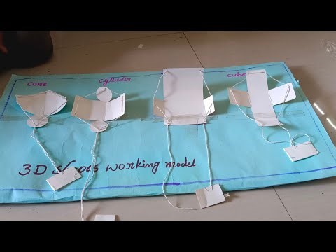 3D shapes with thread tlm