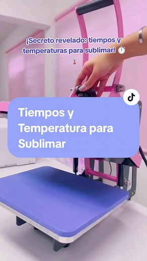 🔥¡Secreto Revelado: ¡Tiempos y Temperaturas para Sublimar!🔥 ¡Descubre los secretos detrás de los tiempos y temperaturas ideales para sublimar y logra resultados perfectos en tus proyectos! 🤩 Tazas de Cerámica 180 °C - 180 segundos Vidrio 180 °C - 120 segundos Aluminio 180 °C - 60 segundos Acero 180 °C - 60 segundos ¡No pierdas la oportunidad de dominar esta técnica crucial en el mundo de la sublimación!✨ ¿Lista para dominar los tiempos y temperaturas de sublimación? 🌟👩‍🎨 👉🏾¡Dale clic al 