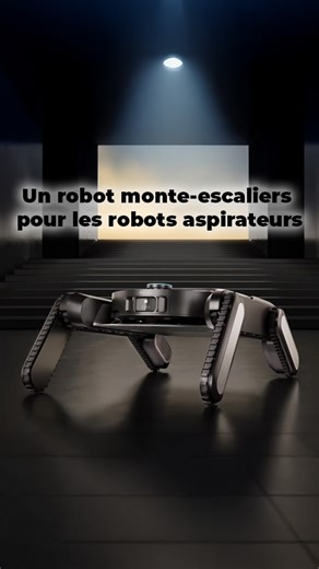 Un robot monte-escaliers pour les robots aspirateurs #robotaspirateur #ifa #tech #escalier | Frandroid