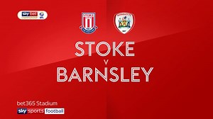 Stoke 4-0 Barnsley: Potters record thumping win to move out of drop zone