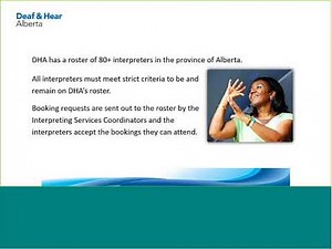Services the Deaf and Hear Alberta Provide (DHH) with Kathy Harrison