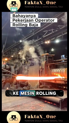 Di Balik Panas Membara Industri Baja🤔❓ #IndustriBaja #KeselamatanKerja #ProsesProduksi