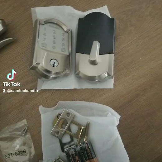 Install Schlage smart deadbolt