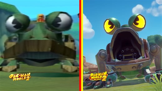 PAC-MAN WORLD 2 Re-PAC ‘Graphics Comparison’ trailer