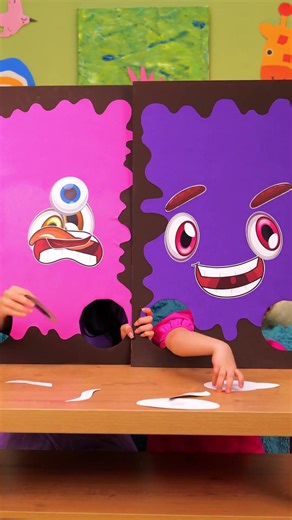 Family Fun Challenge: Create Giant Cardboard Faces! 🤩