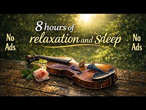 8 Hours of Relaxing Violin Music 🎻 Deep Sleep, Stress Relief, Calm Mind | SleepMusic
