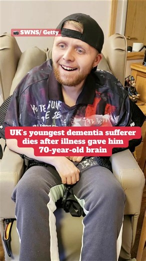 Andre Yarham, from Dereham in Norfolk, who was diagnosed with frontotemporal dementia due to a protein mutation a month before his 23rd birthday, has now sadly died aged 24. #dailystar #dementia #brain | Daily Star