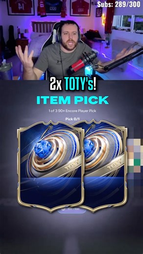 2x TOTYs in 1 PLAYER PICK! 🤯🔥 #fc26 #toty #packopening