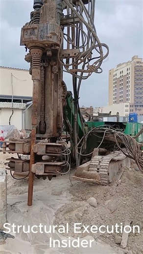 Drilling Deep Into Sandy Soil — Micropile Foundation in Action. #Micropile #MicropileDrilling