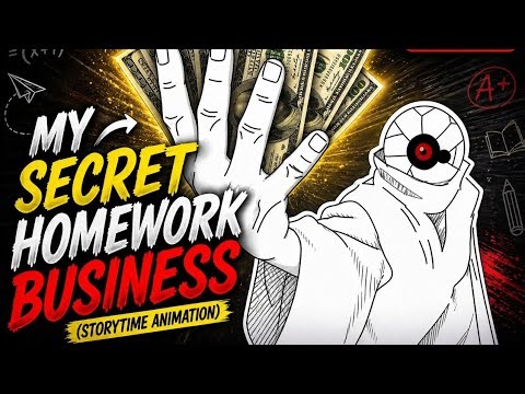 I Started a Secret Homework Business (Storytime Animation)