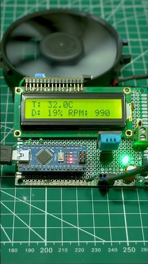 Arduino PWM Fan Cooling | Auto Temp Control 🌀🌡️ #Arduino #PWMFan
