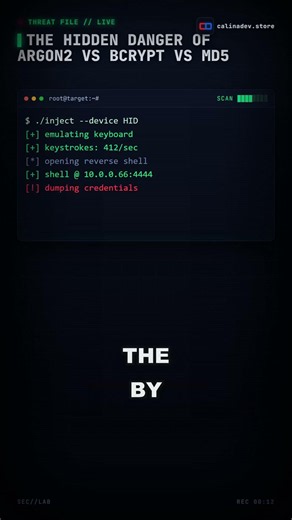 The hidden danger of Argon2 vs bcrypt vs MD5
