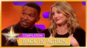 #CameronDiaz and #JamieFoxx take our sofa by storm before their much anticipated movie reunion in #BackInAction! | The Graham Norton Show