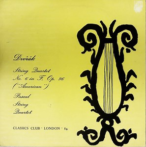 Dvořák / The Pascal String Quartet - String Quartet No.6 In F, Op.96 ("American")