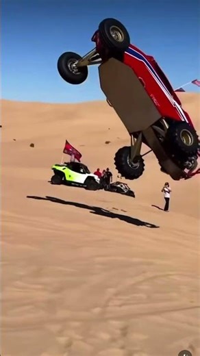 Sand Rail offroad jump at sand dunes goes for a wild ride! #glamis #sanddunes #offroad