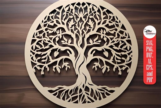 Tree of Life Laser Cut File, Nature Symbol (svg, Png, Dxf, Ai, Eps, Pdf) - Etsy Canada