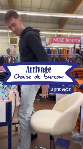 NOZ on Instagram: "晴 ARRIVAGE 晴 Chaise de bureau dans votre magasin NOZ ! *Pour respecter la confidentialité de nos fournisseurs, nous ne citons jamais leurs marques. #noz #arrivage #chaise #bureau"