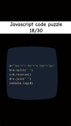 javascript code challenge 18/30 😎 #coding #javascript #memes #puzzle