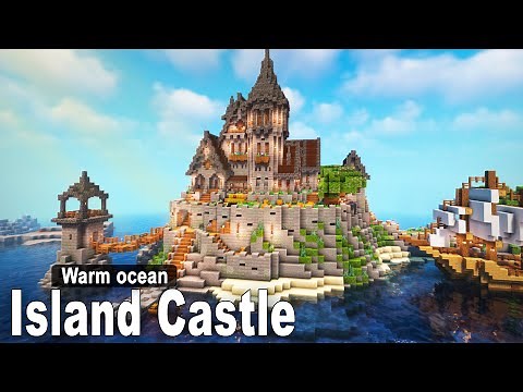 Minecraft: How to build an Island Castle | Tutorial [part1]