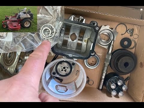 eXmark Lazer Z Hydro-Gear Hydraulic Pump removal, Rebuild, and Install