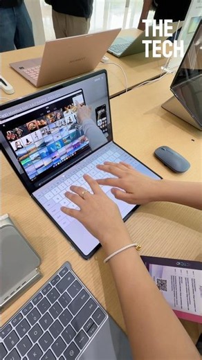 Foldable Huawei laptop #Huawei