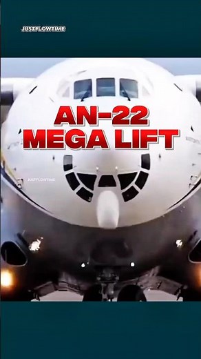 Antonov An-22 – The Largest Turboprop Aircraft Ever Built #militaryaviation