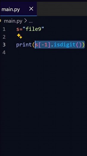 Check if string last char is digit or not #coding #programming