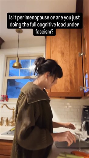 Lyz Lenz | Is it perimenopause or are we just collapsing under the system? | Instagram