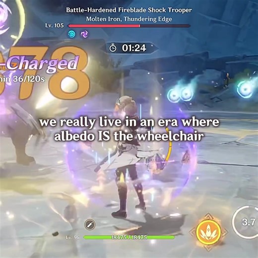 Using Albedo in Stygian Onslaught Events in Genshin Impact