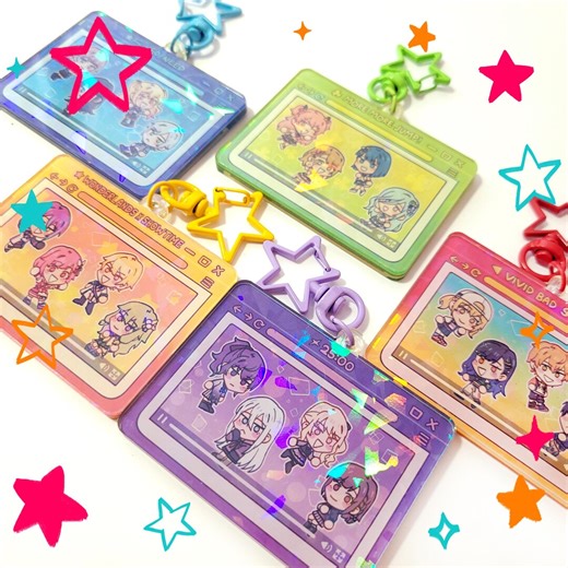 Project Sekai Miku Acrylic Charm: Holographic Keychain - Etsy