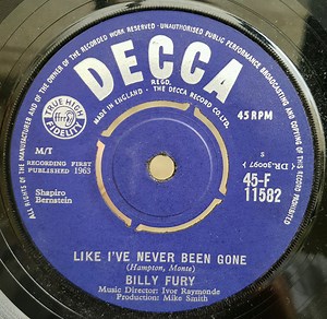 Billy Fury - Like I've Never Been Gone