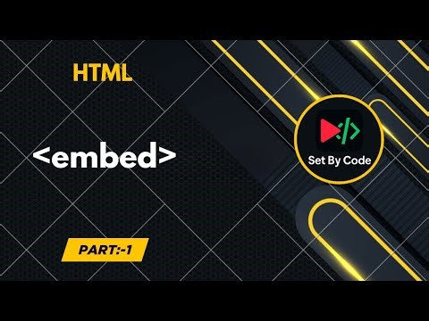 HTML | embed tag | Basic Code | 2025