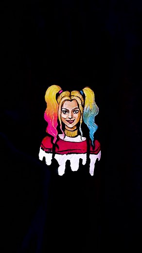 ‏So who wanted Harley Quinn? #fyp #creative #drawing #harleyquinn