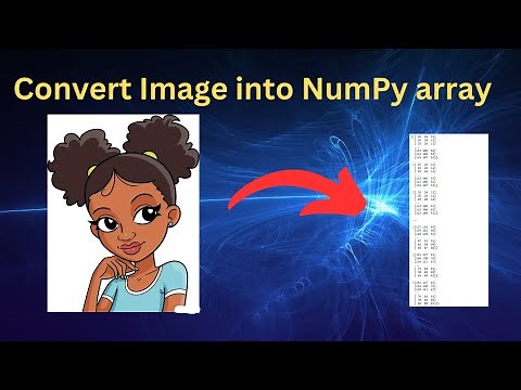 How to convert image into NumPy array?