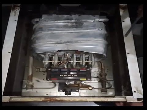 "Orbis" water heater with push-button panel, operation and service