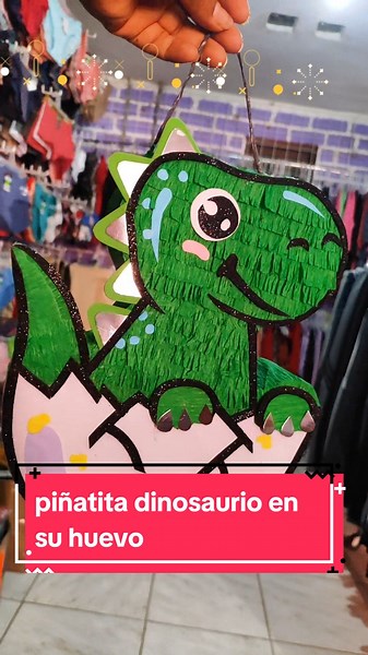 Cómo hacer una piñata dinosaurio en su huevo