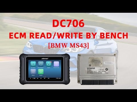 OBDSTAR DC706 Clone BMW MS43 ECM by Bench - Cardiagtool