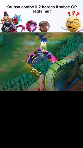 Kaunsa combo ll 2 heroes ll sabse OP lagta hai? #mobilelegends #shorts #mlbb