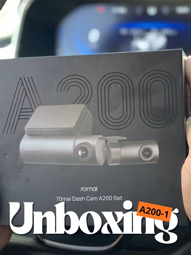 Abrindo a A200-1 e já dá pra ver: ela foi feita pra quem dirige de verdade. 👀✨ O que não pode faltar em uma dash cam? #70mai #A200 #Unboxing #DashCam #TecnologiaAutomotiva #Carros #DireçãoSegura