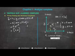 Analyse Complexe -1- Forme Algébrique et Trigonométrique des Nombres Complexes